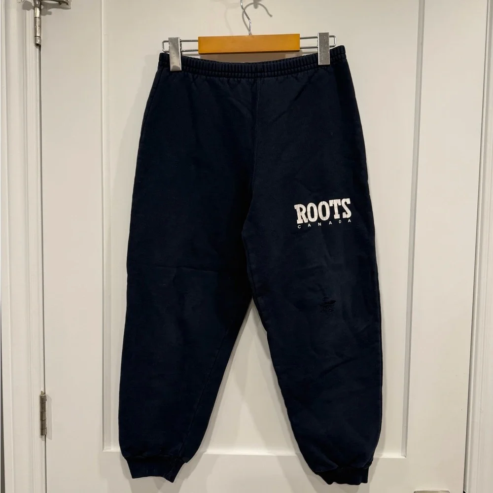 Roots Kids Navy Joggers - Picture 2 of 9